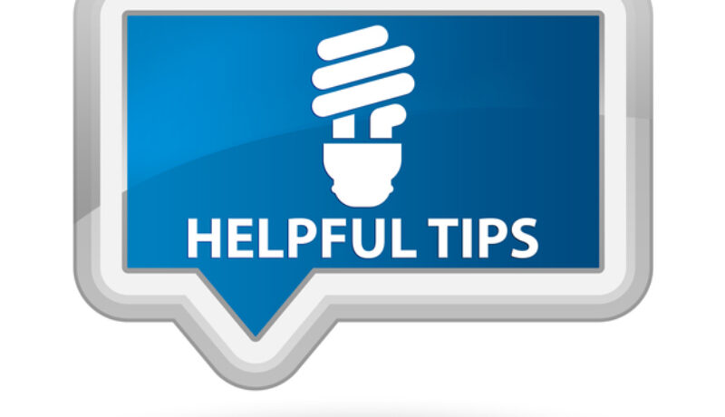 Helpful tips (bulb icon) prime blue banner button